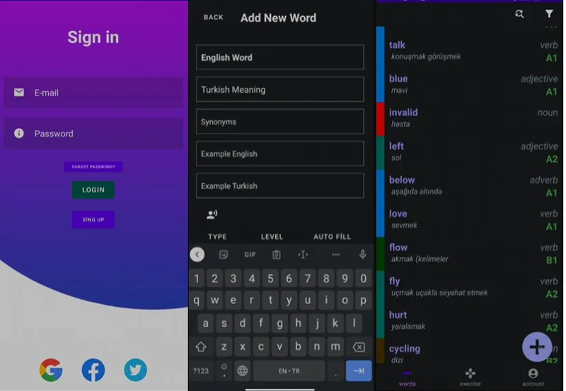 Akıllı Sözlük ve Kelime Defteri